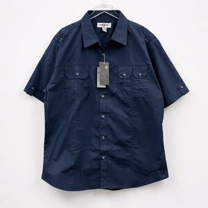 Beyond The Limit Navy Short Sleeve Casual Shirt – Men’s 3XL New